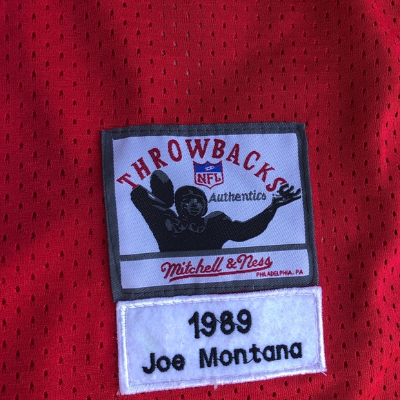 NWT Mitchell & Ness 3XL (size 56) Joe Montana throwback jersey - Picture 3 of 8